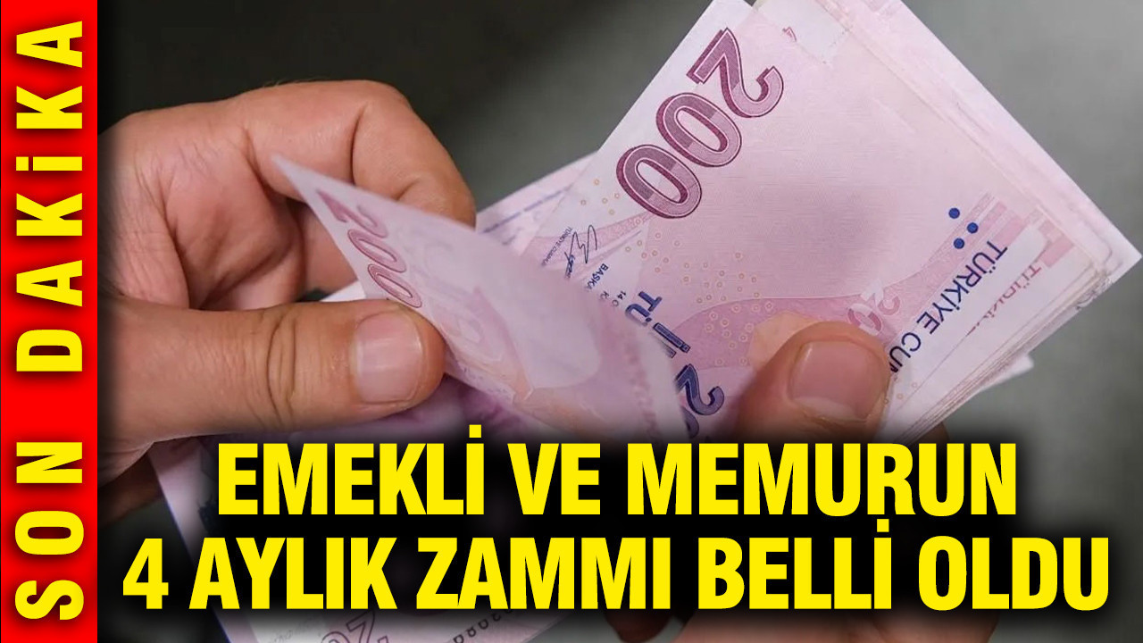 Emekli ve Memurların 4 Aylık Maaş Artış Farkı Açıklandı